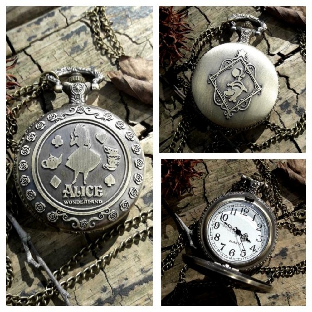 🌺Alice in Wonderland pocket watch